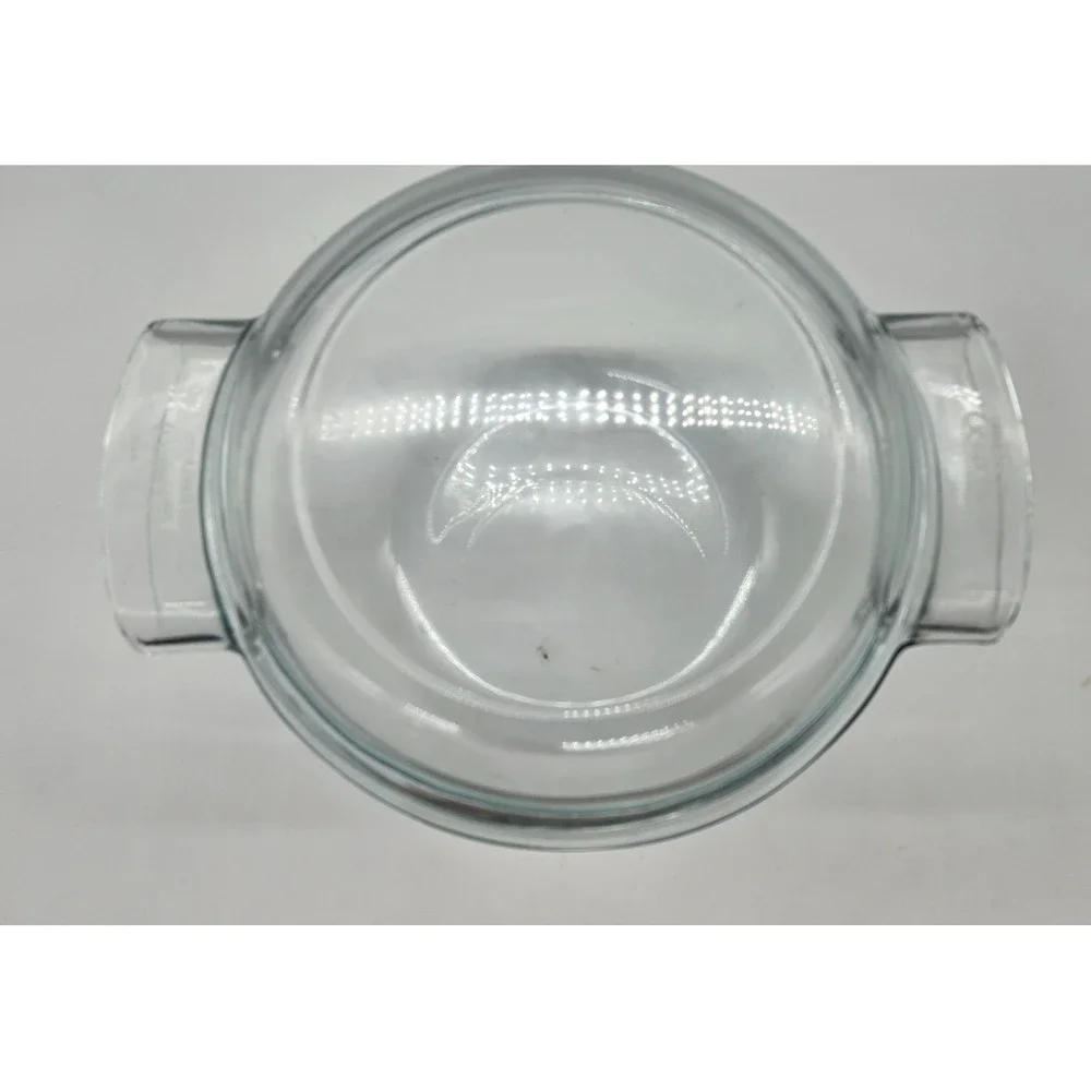Pyrex de Corning France Pale Blue Glass Round Casserole Dish with Lid 450-K 454L
